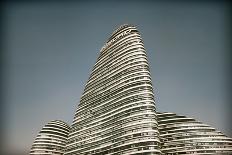 Skyscrapers of Wan Chai at Night, Hong Kong, China, Asia-Andy Brandl-Photographic Print