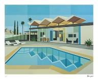 Modernist - Stahl House XI-Andy Burgess-Framed Giclee Print