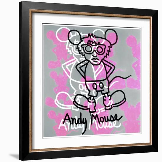 Andy Mouse 1985-Keith Haring-Framed Giclee Print