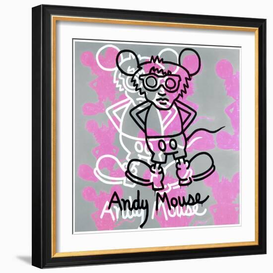 Andy Mouse 1985-Keith Haring-Framed Giclee Print