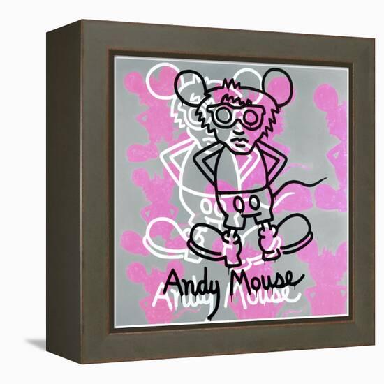 Andy Mouse 1985-Keith Haring-Framed Premier Image Canvas