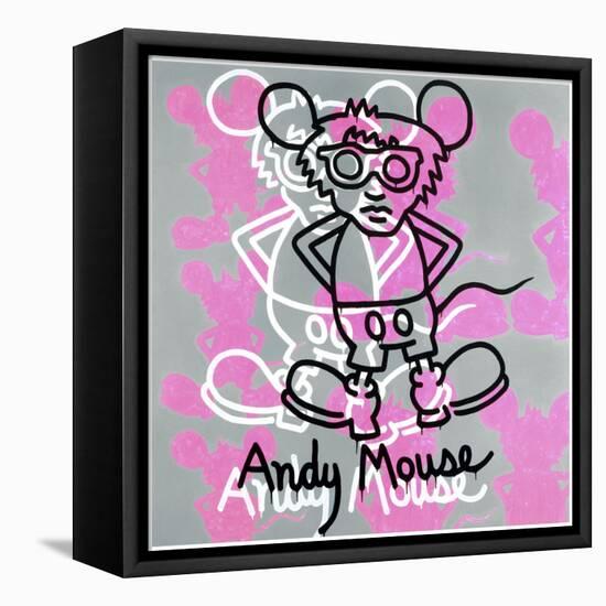 Andy Mouse 1985-Keith Haring-Framed Premier Image Canvas