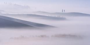 Dawn Mist in Val d’Orcia, Tuscany-Andy Mumford-Photographic Print