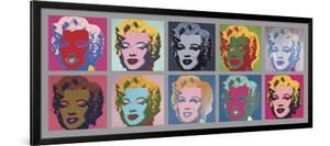 10 Marilyns, 1967 by Andy Warhol