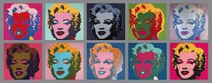10 Marilyns, 1967 by Andy Warhol