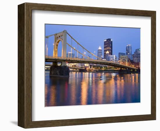 Andy Warhol Bridge (7th Street Bridge) over the Allegheny River, Pittsburgh, Pennsylvania, United S-Richard Cummins-Framed Photographic Print