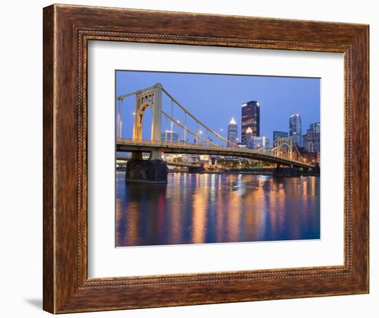 Andy Warhol Bridge (7th Street Bridge) over the Allegheny River, Pittsburgh, Pennsylvania, United S-Richard Cummins-Framed Photographic Print