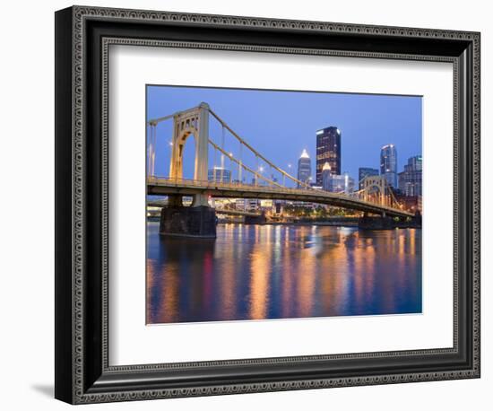 Andy Warhol Bridge (7th Street Bridge) over the Allegheny River, Pittsburgh, Pennsylvania, United S-Richard Cummins-Framed Photographic Print