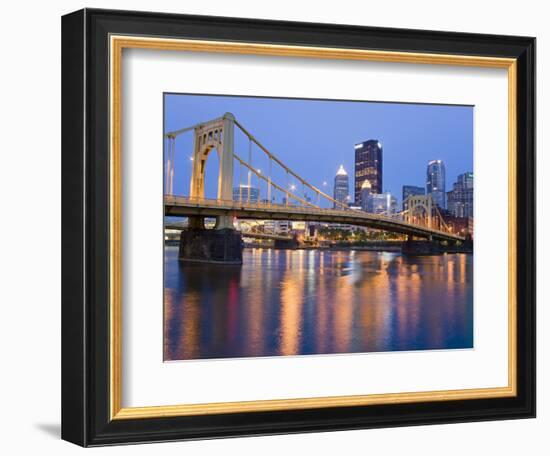 Andy Warhol Bridge (7th Street Bridge) over the Allegheny River, Pittsburgh, Pennsylvania, United S-Richard Cummins-Framed Photographic Print