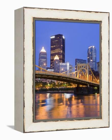 Andy Warhol Bridge (7th Street Bridge) over the Allegheny River, Pittsburgh, Pennsylvania, United S-Richard Cummins-Framed Premier Image Canvas