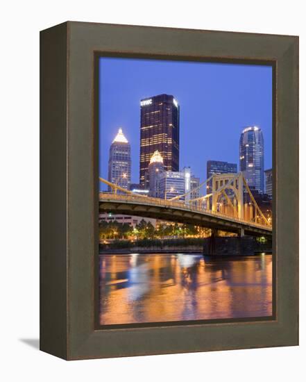 Andy Warhol Bridge (7th Street Bridge) over the Allegheny River, Pittsburgh, Pennsylvania, United S-Richard Cummins-Framed Premier Image Canvas