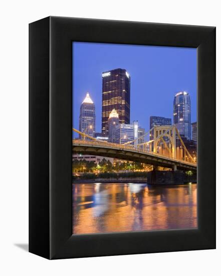 Andy Warhol Bridge (7th Street Bridge) over the Allegheny River, Pittsburgh, Pennsylvania, United S-Richard Cummins-Framed Premier Image Canvas