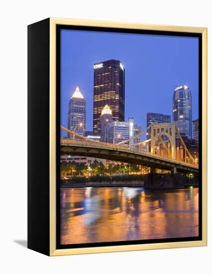 Andy Warhol Bridge (7th Street Bridge) over the Allegheny River, Pittsburgh, Pennsylvania, United S-Richard Cummins-Framed Premier Image Canvas