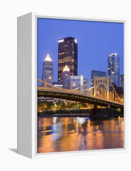 Andy Warhol Bridge (7th Street Bridge) over the Allegheny River, Pittsburgh, Pennsylvania, United S-Richard Cummins-Framed Premier Image Canvas