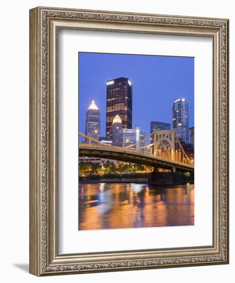 Andy Warhol Bridge (7th Street Bridge) over the Allegheny River, Pittsburgh, Pennsylvania, United S-Richard Cummins-Framed Photographic Print