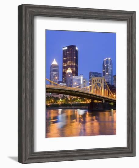 Andy Warhol Bridge (7th Street Bridge) over the Allegheny River, Pittsburgh, Pennsylvania, United S-Richard Cummins-Framed Photographic Print