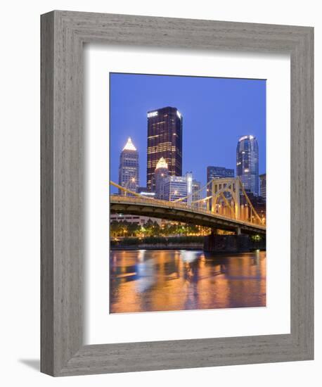 Andy Warhol Bridge (7th Street Bridge) over the Allegheny River, Pittsburgh, Pennsylvania, United S-Richard Cummins-Framed Photographic Print