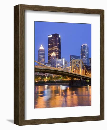 Andy Warhol Bridge (7th Street Bridge) over the Allegheny River, Pittsburgh, Pennsylvania, United S-Richard Cummins-Framed Photographic Print