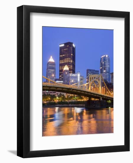 Andy Warhol Bridge (7th Street Bridge) over the Allegheny River, Pittsburgh, Pennsylvania, United S-Richard Cummins-Framed Photographic Print