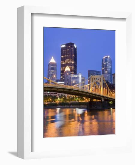 Andy Warhol Bridge (7th Street Bridge) over the Allegheny River, Pittsburgh, Pennsylvania, United S-Richard Cummins-Framed Photographic Print