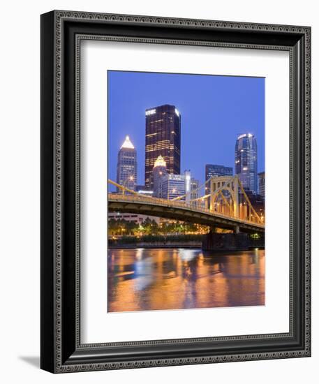 Andy Warhol Bridge (7th Street Bridge) over the Allegheny River, Pittsburgh, Pennsylvania, United S-Richard Cummins-Framed Photographic Print