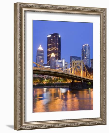 Andy Warhol Bridge (7th Street Bridge) over the Allegheny River, Pittsburgh, Pennsylvania, United S-Richard Cummins-Framed Photographic Print