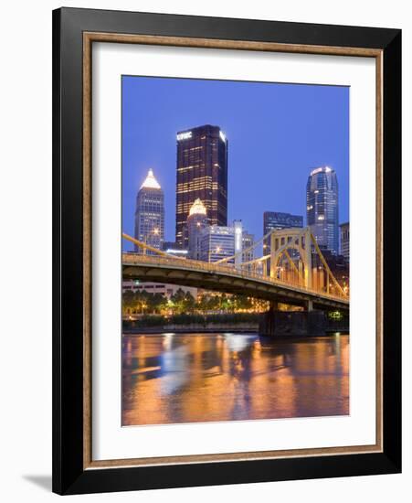 Andy Warhol Bridge (7th Street Bridge) over the Allegheny River, Pittsburgh, Pennsylvania, United S-Richard Cummins-Framed Photographic Print