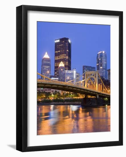 Andy Warhol Bridge (7th Street Bridge) over the Allegheny River, Pittsburgh, Pennsylvania, United S-Richard Cummins-Framed Photographic Print