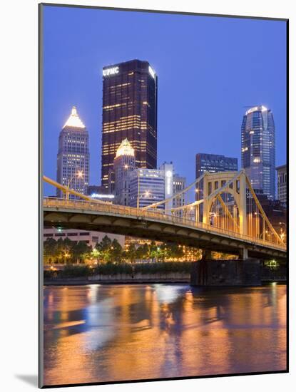 Andy Warhol Bridge (7th Street Bridge) over the Allegheny River, Pittsburgh, Pennsylvania, United S-Richard Cummins-Mounted Photographic Print