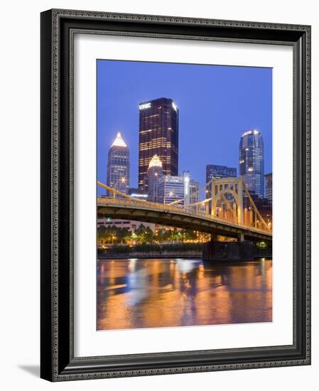 Andy Warhol Bridge (7th Street Bridge) over the Allegheny River, Pittsburgh, Pennsylvania, United S-Richard Cummins-Framed Photographic Print