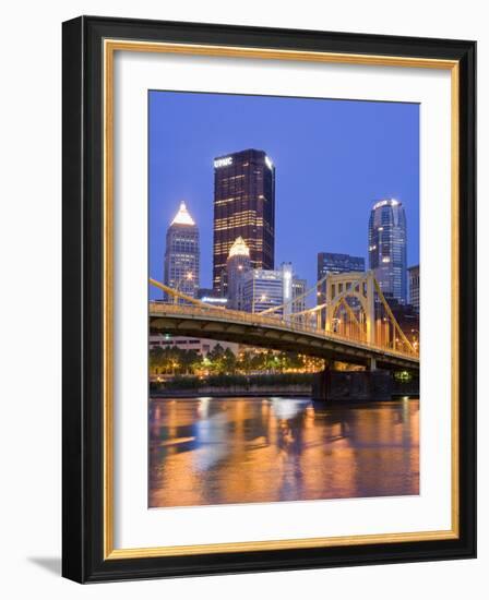 Andy Warhol Bridge (7th Street Bridge) over the Allegheny River, Pittsburgh, Pennsylvania, United S-Richard Cummins-Framed Photographic Print