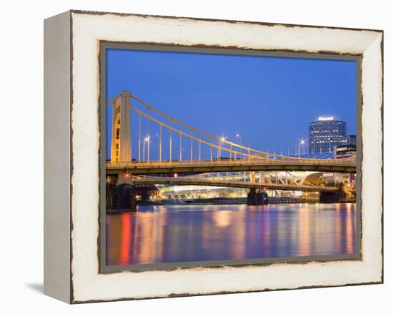 Andy Warhol Bridge (7th Street Bridge) over the Allegheny River, Pittsburgh, Pennsylvania, United S-Richard Cummins-Framed Premier Image Canvas