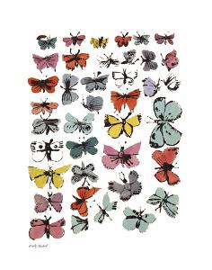 Butterflies, 1955 by Andy Warhol