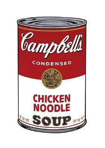 Campbell's Soup I: Chicken Noodle, c.1968 by Andy Warhol