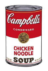 Campbell's Soup I: Chicken Noodle, c.1968 by Andy Warhol