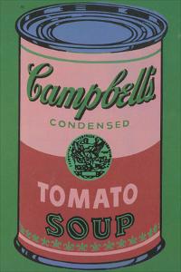 Colored Campbell's Soup Can, 1965 (red & green) by Andy Warhol
