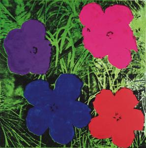 Flowers (Purple, Blue, Pink, Red) by Andy Warhol