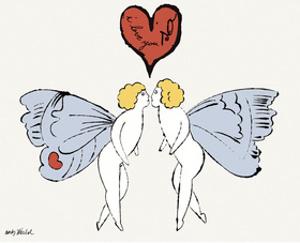 I Love You So, c. 1958 (angel) by Andy Warhol