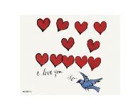 I Love You So, c. 1958-Andy Warhol-Art Print