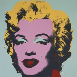 Marilyn, 1967 (on blue ground) by Andy Warhol