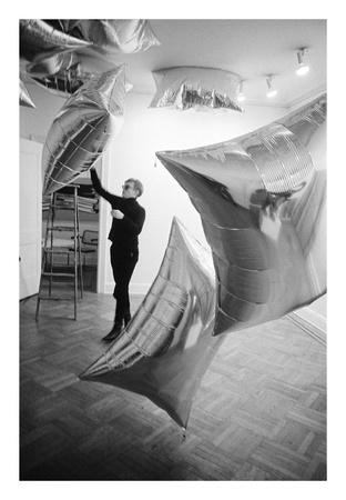 Silver Clouds Installation, Leo Castelli Gallery, NYC, 1966