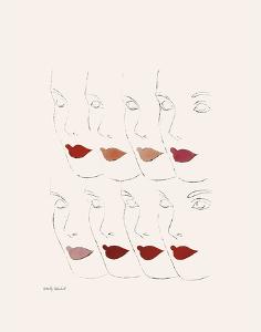 Untitled (Female Faces), c. 1960 by Andy Warhol