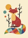 Rainbow Fox-Andy Westface-Giclee Print