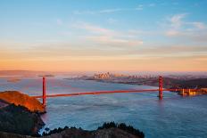 Golden Gate Bridge and Downtown San Francisco at Sunset-Andy777-Photographic Print