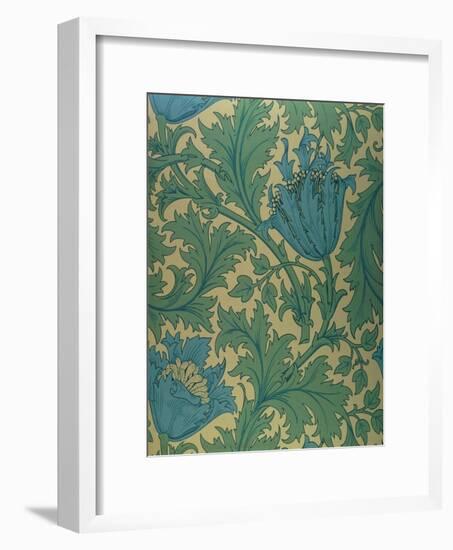 Anemone' Design-William Morris-Framed Giclee Print