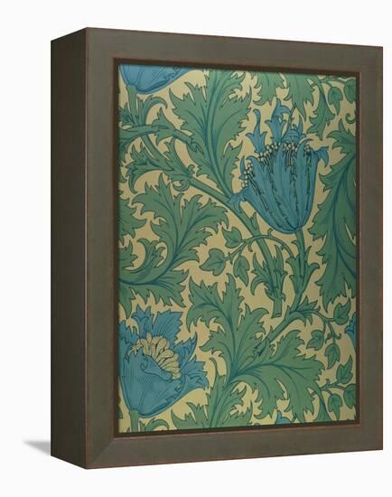 Anemone' Design-William Morris-Framed Premier Image Canvas