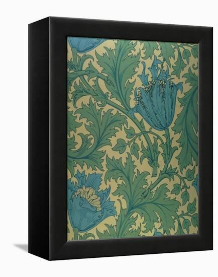 Anemone' Design-William Morris-Framed Premier Image Canvas