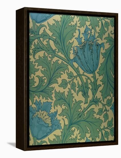 Anemone' Design-William Morris-Framed Premier Image Canvas