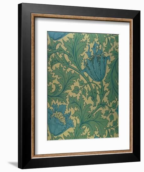 Anemone' Design-William Morris-Framed Giclee Print