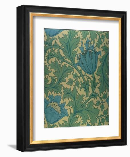 Anemone' Design-William Morris-Framed Giclee Print